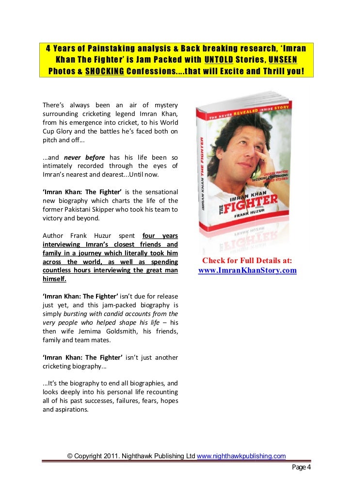 Book Of Imran Khan